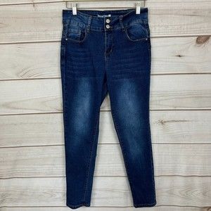 Tala High Waisted Women's Lifting Dark Wash Skinny Jeans, Size 10